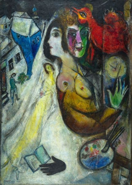 SCHIRN-Kunsthalle-Chagall-Der-schwarze-Handschuh