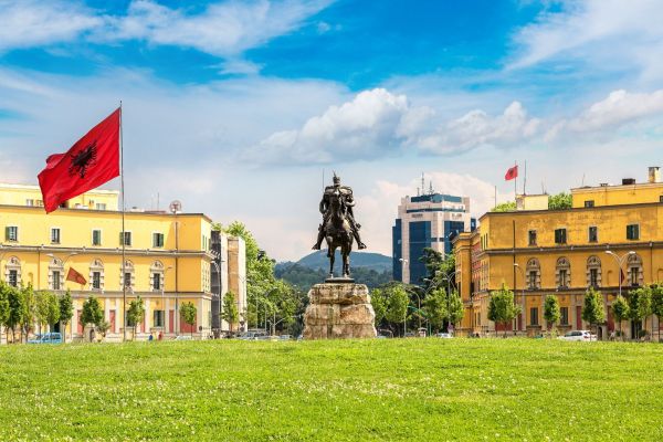 Tirana-Skanderberg-Platz
