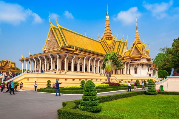 Kambodscha-Phnom-Penh-Königspalast
