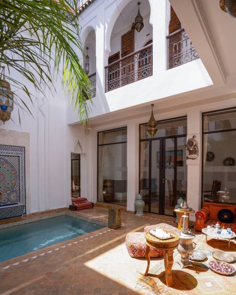 Riad-La-Clé-Dor-Spabereich-Pool