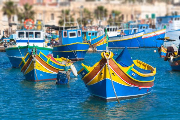 Marsaxlokk-Boote