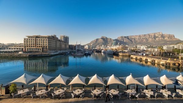 Südafrika-Kapstadt-Vicotria-&-Alfred-Waterfront-Hotel-Aussicht-Terrasse