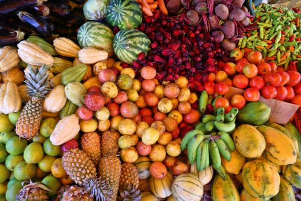 Guadeloupe-Obststand